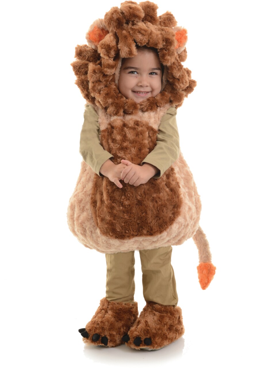 Belly Babies Plush Brown African Lion Toddler Costume